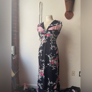 ModCloth floral print maxi dress